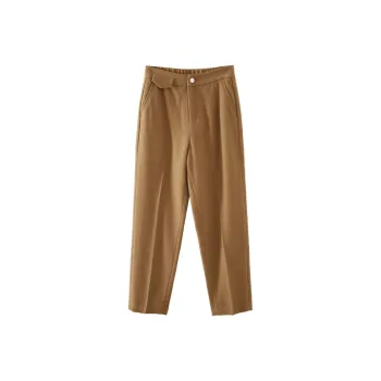 YALIDA Casual Pants Women's Camel