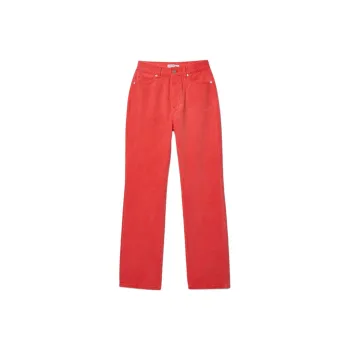LACOSTE Straight leg Cotton Trousers