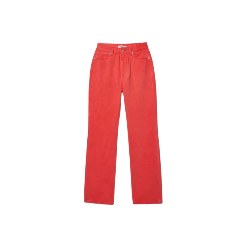 LACOSTE Straight leg Cotton Trousers-0