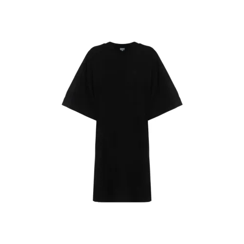 LOEWE Short Sleeved Dresses Women's Black