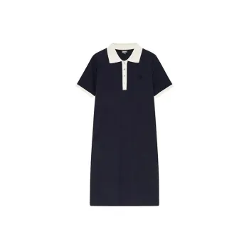 DKNY SS24 Short Sleeved Dress Women's Navy Blue