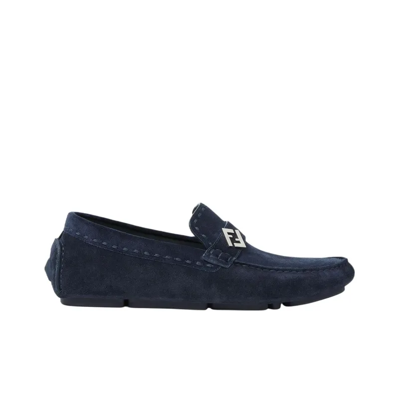 FENDI FF Casual Shoes Men's Marine Blue-1
