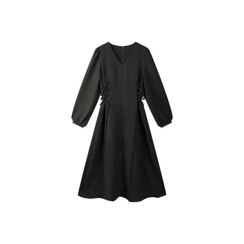 THE SEA LIFE Long Sleeved Dress Women's Clover Gray-0