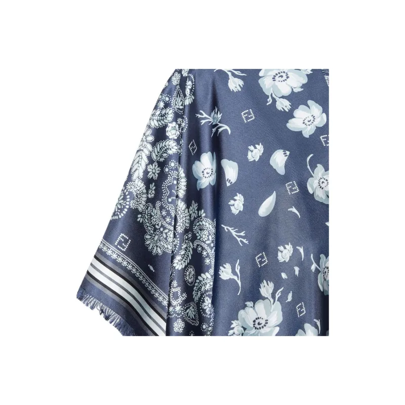FENDI Cloaks Women's Blue-3