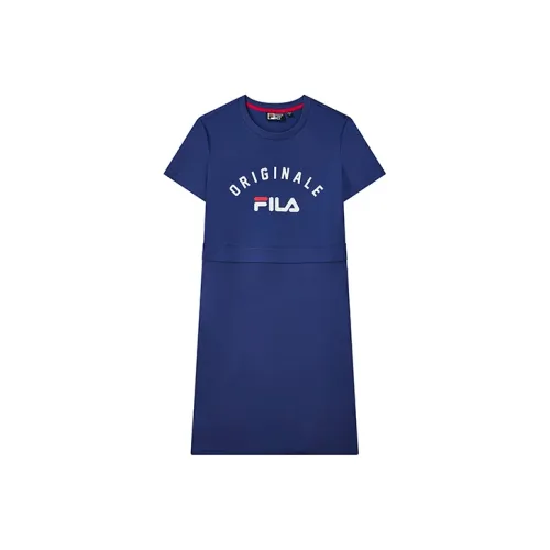 FILA Short Sleeved Dresses Women's Enchanting Purple Blue