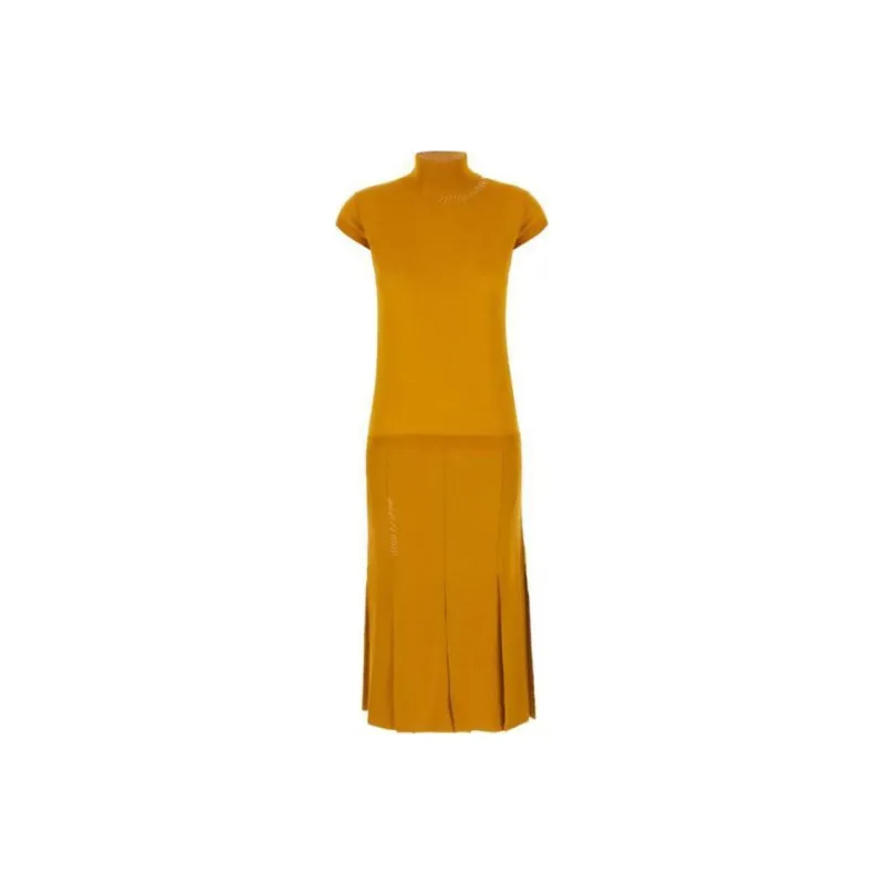 MARNI Short-Sleeved Dresses Women's Orange-0