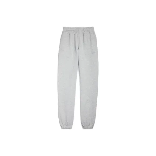 Calvin Klein JENNIE Series Knitted Sweatpants Women's Coconut Gray