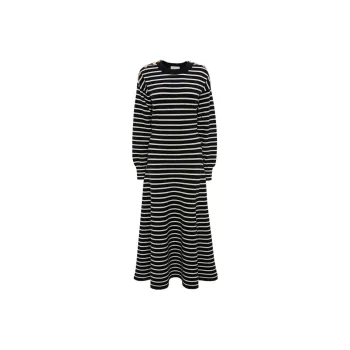 Alexander McQueen Long Sleeved Dresses Women's Black