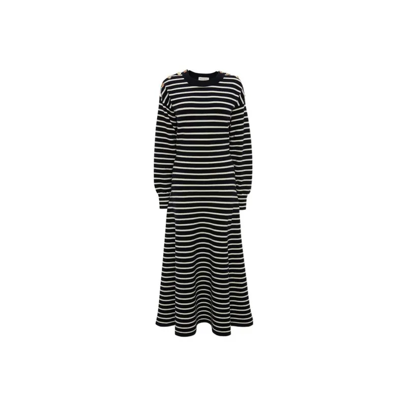 Alexander McQueen Long Sleeved Dresses Women's Black-0