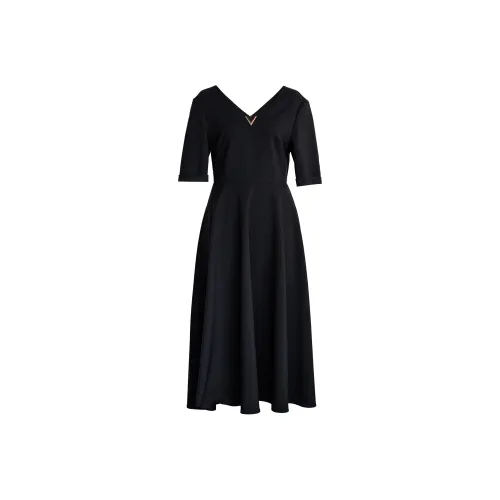 ROEYSHOUSE Short Sleeved Dress Women's Black