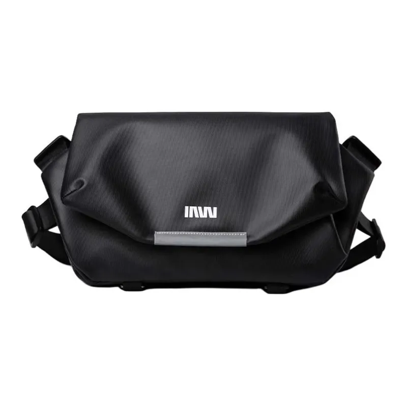 SEPTWOLVES PVC Crossbody Bag, Shoulder Bag Men's Black-0