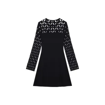 THEORY Long Sleeved Dresses Women's Black