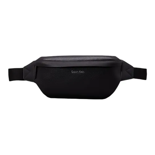 CALVIN KLEIN Polyester One Shoulder Crossbody Fanny Pack Men's Black