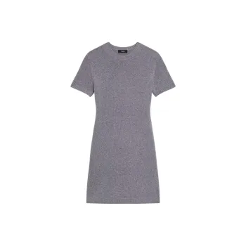 THEORY Short-Sleeved Dresses Women's Gray