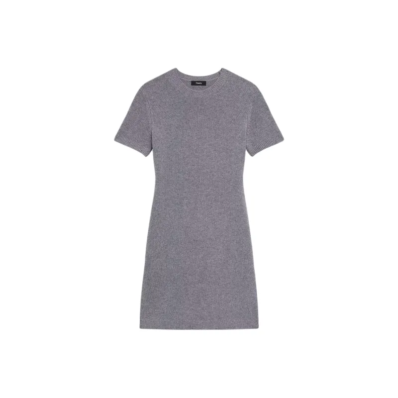 THEORY Short-Sleeved Dresses Women's Gray-0