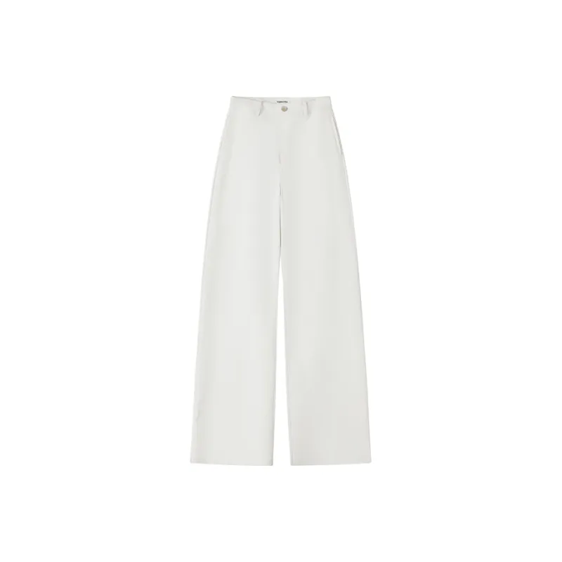 TAGEECHITA Casual Pants Unisex Raw White-0