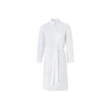 Burberry Short Sleeved Dress Women's White