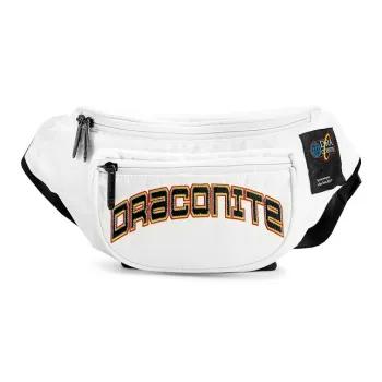 DRACONITE Polyester One Shoulder Crossbody Bag Sling Bag Fanny Pack Unisex White
