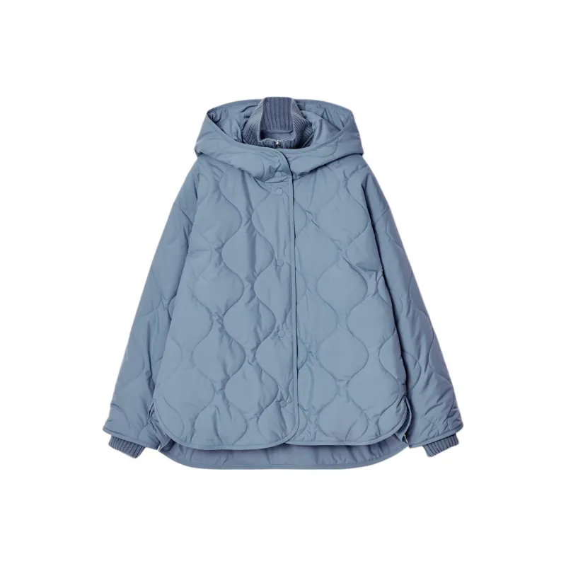 COS Puffer Jackets Women's Blue-0