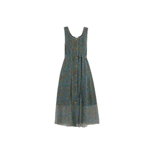 COACH Sleeveless Dresses Women's Blue