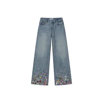 UOOYAA Jeans Women's Denim Blue