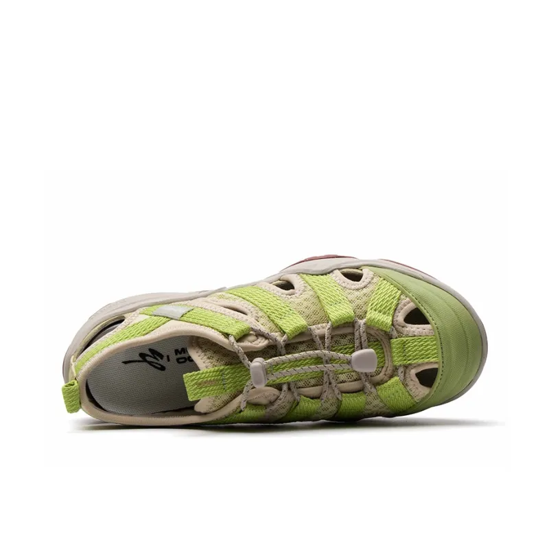 Mule Donkey Slip Resistant Waterproof River Trekking Shoes Unisex Light Grass Green-6