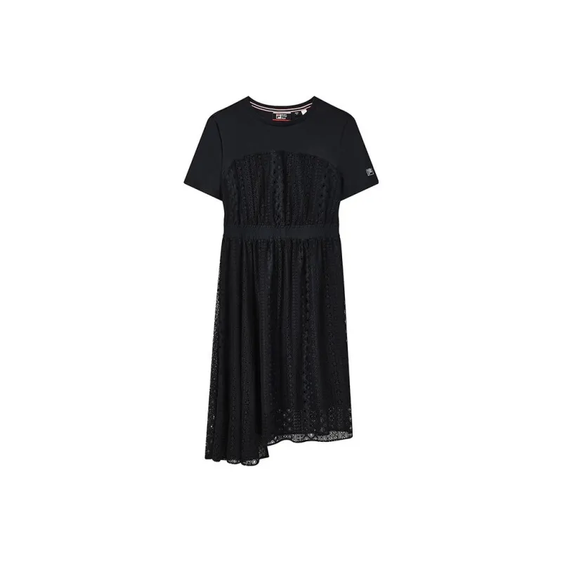 FILA Short Sleeved Dresses Women's Legend Blue-0