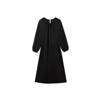 THE SEA LIFE Long Sleeved Dress Women's Black Mage