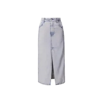IRO NIGHT Denim Long Skirt Women's Denim Blue