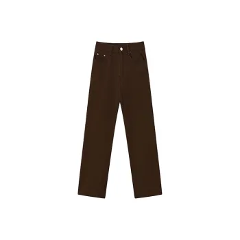 MOPB Flared Pants Moderate Jeans Women's Coffee