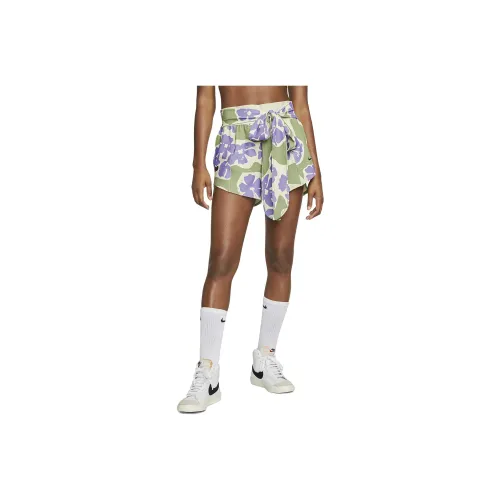 Nike X Naomi Osaka Co branded Series Casual Shorts Women's Oil Green