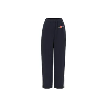 With Jean Knitted Sweatpants Women's Marine Blue