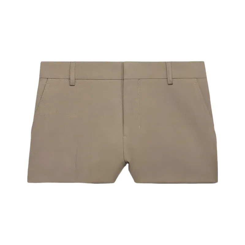 AMIPARIS Tailored cut Wool Shorts-0