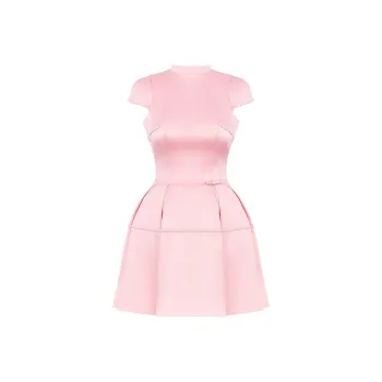 HOUSE OF CB Saida Short Sleeved Dress Women's PINK/Pink