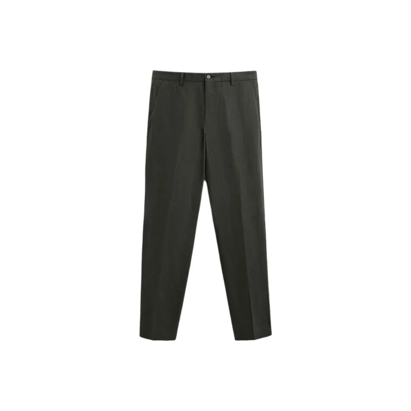 ZARA Suit Trouser Men's Dark Khaki-0