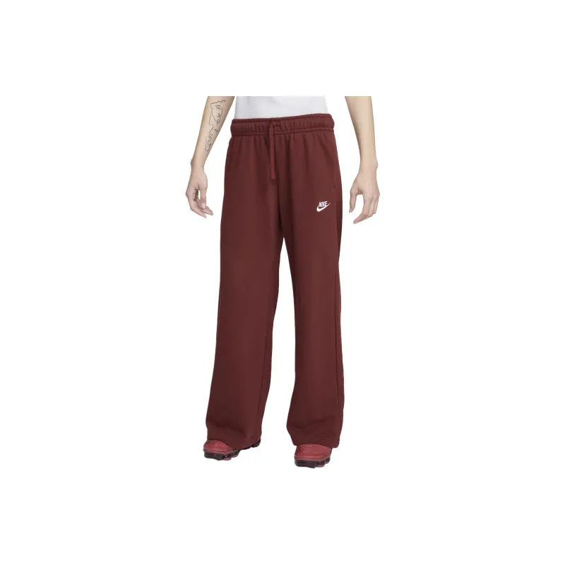 Nike Sportswear Club Casual Pants Women's Deep Team Red White-0