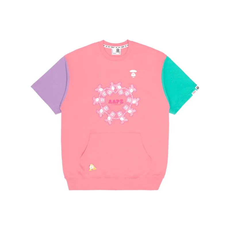 Aape Short-Sleeved Dresses Women's Pink PKX-0
