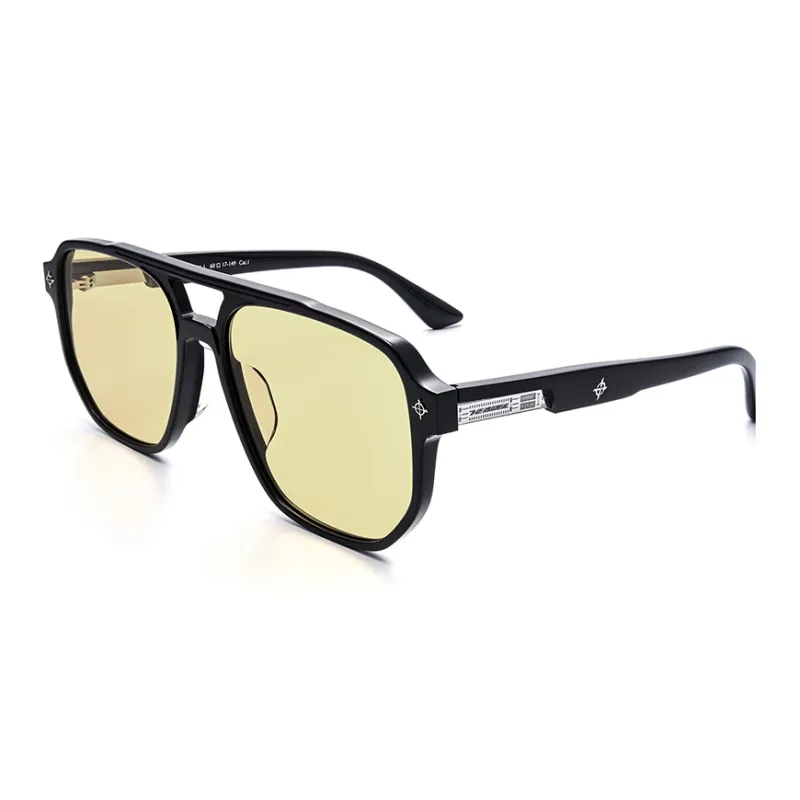 THE OWNER Plate Frame Irregular Shape Sunglasses Unisex-6