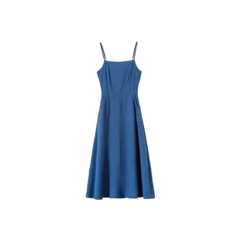 UNIQLO SS22 Camisole Dress Dress Sea Blue