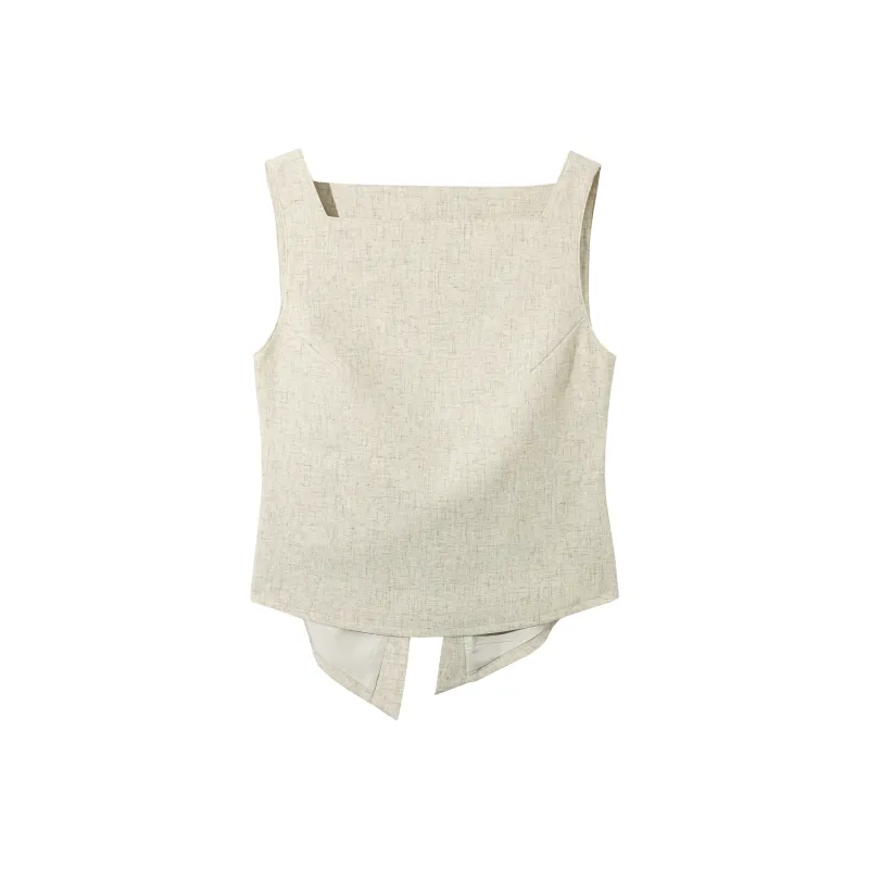 Ouyang Tank Tops Women's Cloud Beige-0