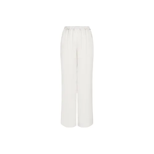 ARMANI EXCHANGE SS24 Casual Pants Women's Light-Sensitive White