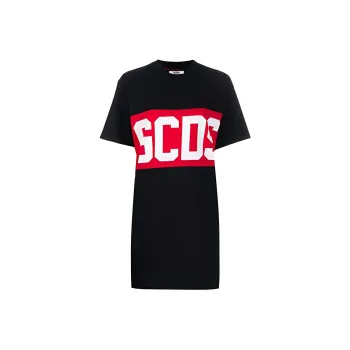 GCDS Short Sleeved Dresses Women's Black