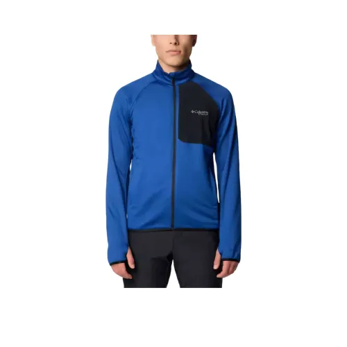 Columbia Triple Canyon Grid Sweat-shirt II Jacket Men's Blue