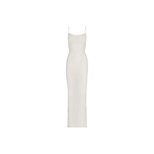 Skims Slip Dresses Women's Marble White/MARBLE