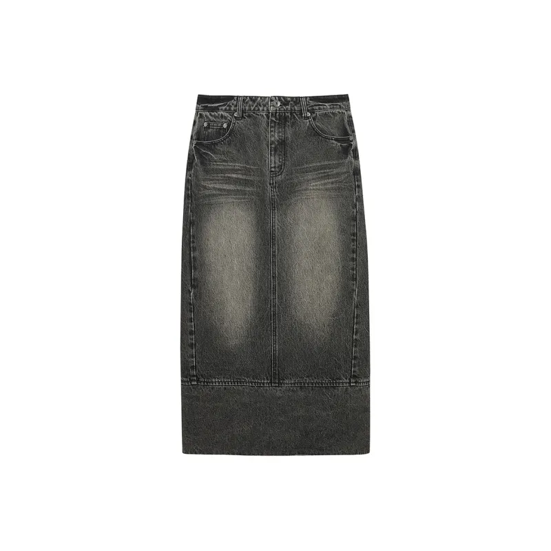 NANS STUDIO Denim Long Skirt Women's-2