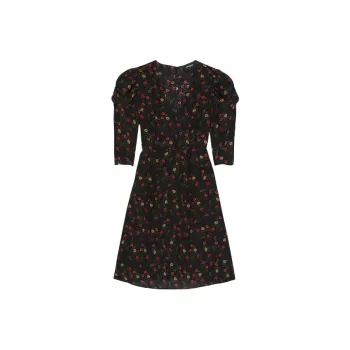 THE KOOPLES Short-Sleeved Dresses Women's Black