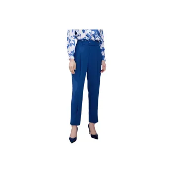 BBLLUUEE Casual Pants Women's Deep Blue Butterfly