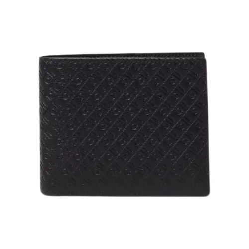 FERRAGAMO Calfskin Wallet Regular Men's Black