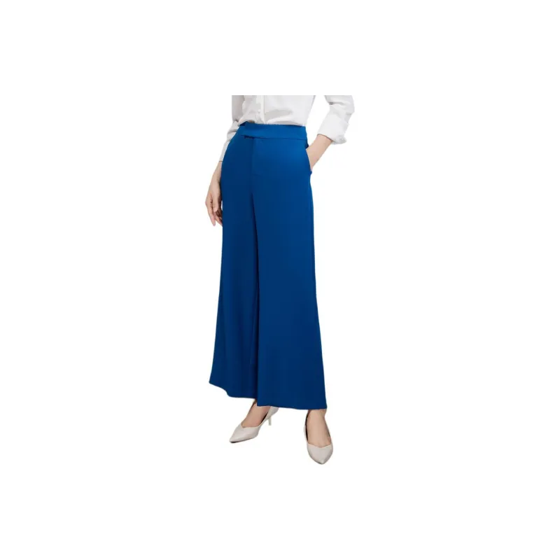BBLLUUEE Casual Pants Women's Sea Blue-0