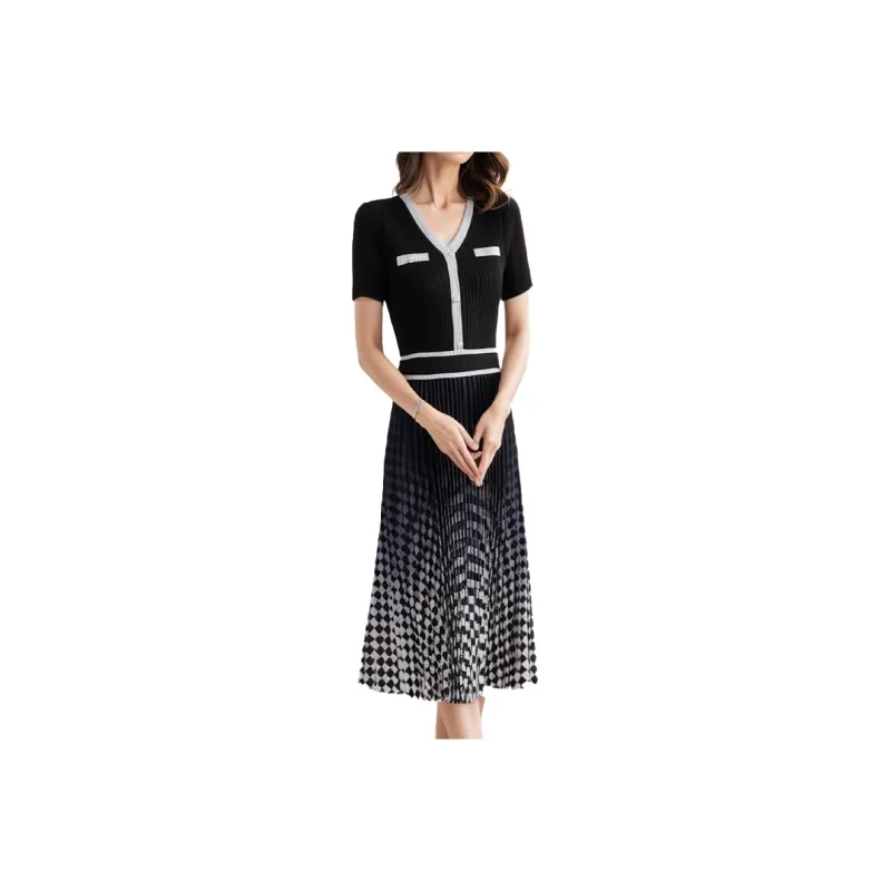Mapping Short Sleeved Dresses Women's-0